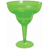 Green Margarita Glasses, 20pk