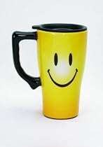 Smiley Face Travel Mug