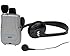 Williams Sound PKT D1 EH Pocketalker Ultra Duo Pack Amplifier with Single Mini Earbud and Folding Headphone
