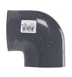 CHARLOTTE PIPE & FOUNDRY PVC 08302 1800 90 Degree Elbow Grey 1-1/2
