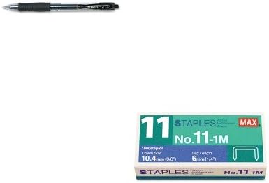 KITMXBNO111MPIL31020 - Value Kit - Max USA Corp No. 11 Mini Staples for HD-11FLK (MXBNO111M) and Pilot G2 Gel Ink Pen (PIL31020)