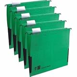 Produkt-Bild: 5 Star H&auml;ngetaschen farbig gr&uuml;n f&uuml;r DIN A4 Natronkarton (RC) 230g/qm Inh.5