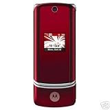 Motorola KRZR K1 Ultra Thin UNLOCKED GSM Quadband Bluetooth Camera Cell Phone - Red