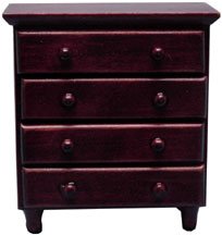 Dollhouse Miniature Wooden Dresser