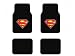 Search : A Set of 4 Universal Fit Plush Superman Classic Red and Yellow Shield Carpet Floor Mats For Cars / Trucks