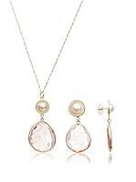 My Silver Conjunto Greca, France And Synthetic Pearl Rose Dorado