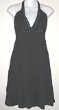 Gauze Halter Dress with Lace Trim