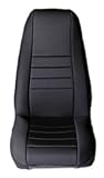 Rugged Ridge 13212.01 Black/Black Custom Neoprene Front Seat Cover - Pair