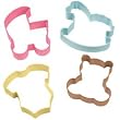 WILTON BABY 4PC COLORED THEME SET 2308-1067