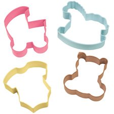 WILTON BABY 4PC COLORED THEME SET 2308-1067