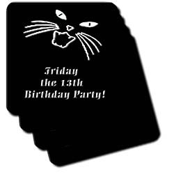 Friday the 13th Birthday Party - Set Of 8 Coasters - Soft