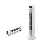 TWINBIRD(ツインバード) タワーファン 2WAY 縦置き/横置き リモコン付き EF-D963W ホワイト