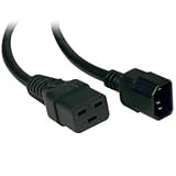 Tripp Lite P047-002 Power Interconnect Cable. 2FT 15A 14AWG SFT C19/C14 100-250V AC POWER CORD PWRCBL. 250V AC - 15A - 2ft