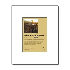 MIRANDA LEE RICHARDS Light Of X 254x202mm Matted Music Print/Mini Poster - White