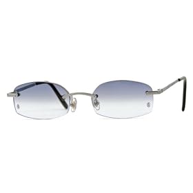 Authentic Cartier Rimless Titanium Sunglasses