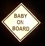 Baby On Board Reflective Magnetic Vehicle Sign