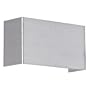 Eglo  86996A Nikita, Nickel/Frosted Opal, 1-Light Wall Light Fixture