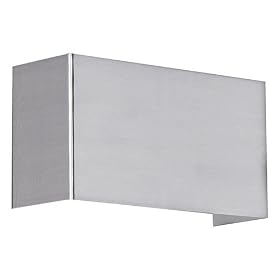 Eglo  86996A Nikita, Nickel/Frosted Opal, 1-Light Wall Light Fixture