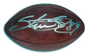 Steve Smith Signed NFL Football