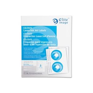 Elite Image CD/DVD Laser/Inkjet Label