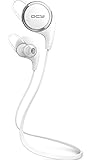 Matone® [Upgrade Version Qy7] QY8 V4.1 Wireless Bluetooth Headphones Noise Cancelling Headphones with Microphone for Sports/ Running/ Working Out/ Gym/ Exercise, [Sweatproof, Mini Lightweight, Heavy Bass Metal] Best in-Ear Stereo Wireless Bluetooth Earbuds Headset Earphones for Apple Watch, iPhone 6, 6 plus, 5 5c 5s 4 4s, iPad Mini Air 2, iPod Touch, Samsung Galaxy S6 S5 S4 S3, Note 2 3 4, LG G3 G4, HTC, most Android Smart Phones, Bluetooth-enabled tablets (White)