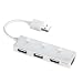 iBUFFALO USB2.0Hub �Х��ѥ 4�ݡ��� ���̥����å��� �ۥ磻�� BSH4U08WH