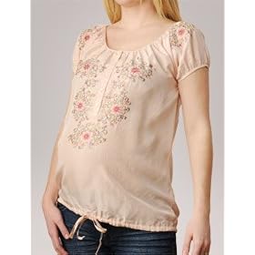 Buy A Pea in the Pod Collection: Joie Short Sleeve Button Front Maternity Blouse by Joie