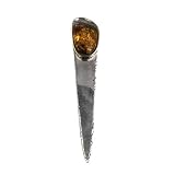 Baltic Honey Amber and Sterling Silver Letter Opener