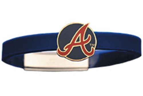 Atlanta Braves Rubber Slider Athletic Bracelet