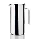 Alessi A405/100 Adagio, Isolierkanne doppelwandig aus Edelstahl 18/10 gl&auml;nzend poliert