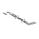 31tc mI8hsL. SL160  Magnaflow 16523 Stainless Steel 3/2.5 Dual Cat Back Exhaust System with Dual Tail Pipe