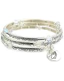 Serenity Prayer Coil Bracelet