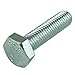 M12-1.25 x 35mm Hex Head Cap Screws, Steel Metric Class 8.8, Zinc Plating (Quantity: 50 pcs) - Fine Thread Metric, Fully Threaded, Length: 35mm Metric, Thread Size: M12 Metric