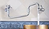 31tc2eIgSLL. SL160  Franke : PF1080 Pot Filler Faucet: Satin Nickel