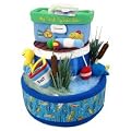 Gone Fishin' 2 Tier Diaper Cake