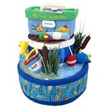 Gone Fishin' 2 Tier Diaper Cake