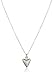 Dogeared Reminders Best Friend Ever Pyramid Heart Pendant Necklace, 18