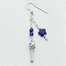 Indigo w/Crystals Earrings