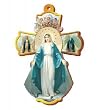 Wooden Wall Cross - Our Lady Of Grace - 8.25" Height - MADE IN ITALY