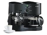 Mr. Coffee ECM21 4-Shot Espresso Machine and 8-Cup Coffeemaker Combo