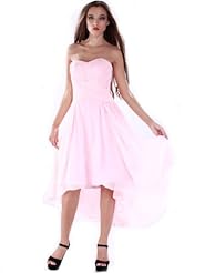 Chiffon Fitted Asymmetric Prom Dress 