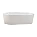Barclay Saville Acrylic Oval, 66", WH