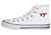Game Day Hi Top Optical White Virginia Tech University Logo Maroon Canvas Image