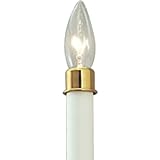 Progress Lighting P8788-10 Optional Polished Solid Brass Candle-Cap Accessory, Polished Brass