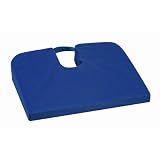 Mabis Dmi Healthcare Sloping Seat Mate Coccyx Cushion, Navy Blue, One