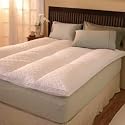 Pacific Coast Gussetted Quilt Top Baffle Channel Down Featherbed