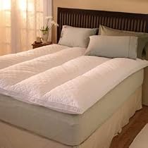 Pacific Coast Gussetted Quilt Top Baffle Channel Down Featherbed