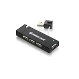 IOGEAR 4-Port USB 2.0 Hub GUH285 (Black)