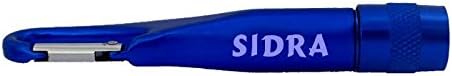 Carabiner Flashlight with text Sidra (first name/surname/nickname)