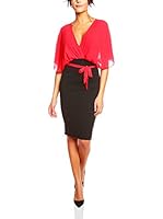 La Petite Parisienne Vestido Camelia (Fucsia / Negro)